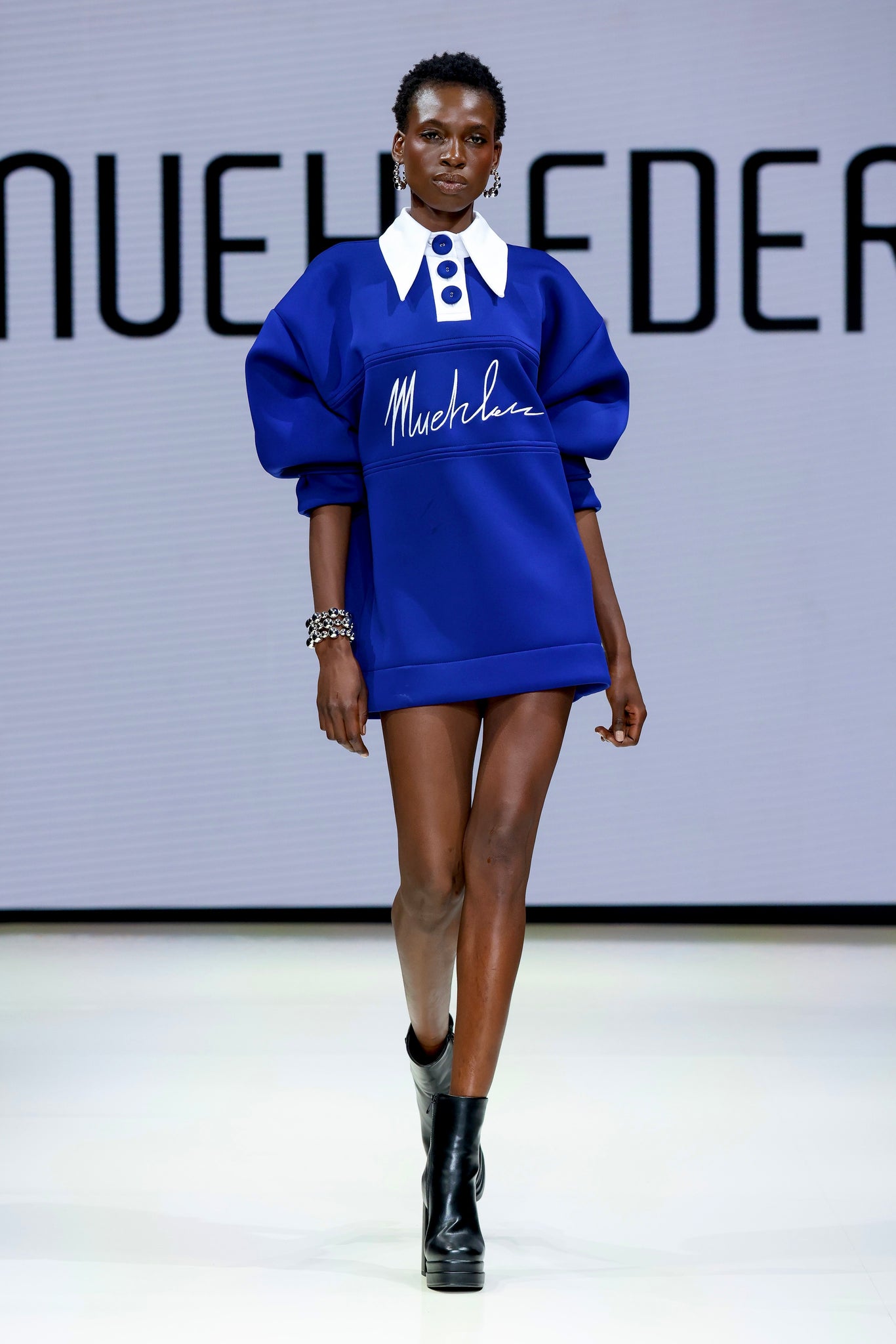 Runway Look 7- BeBe Sweatshirt Dress